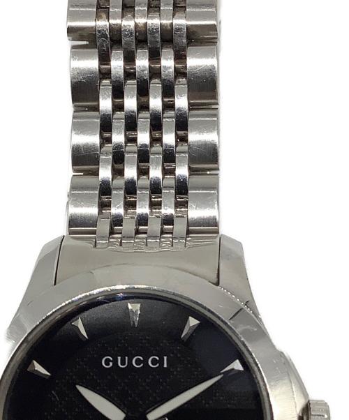 GUCCI（グッチ）GUCCI (グッチ) 腕時計 ブラックの古着・服飾アイテム