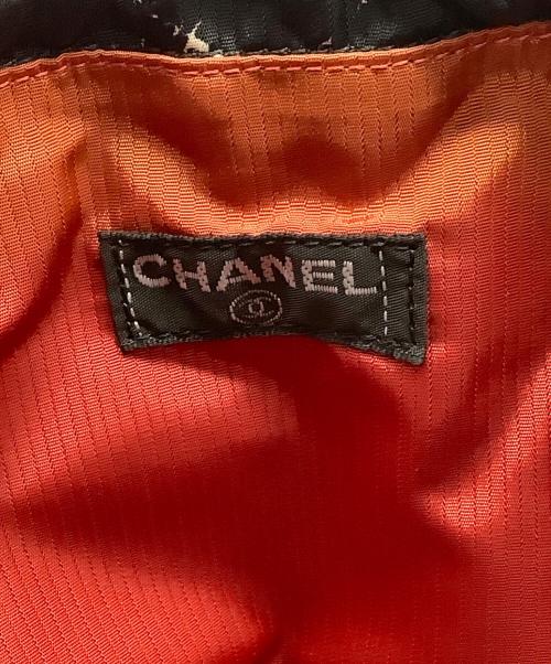 CHANEL（シャネル）CHANEL (シャネル) ポーチ ブラック×ホワイトの古着・服飾アイテム