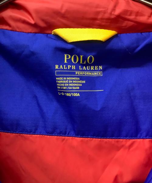 POLO RALPH LAUREN（ポロ・ラルフローレン）POLO RALPH LAUREN (ポロ・ラルフローレン) ダウンジャケット ネイビー×ブルー サイズ:Lの古着・服飾アイテム