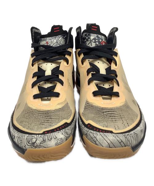 NIKE（ナイキ）NIKE (ナイキ) AIR JORDAN 37 TATUM PF（エアジョーダン） ベージュ×ブラック サイズ:US7.5の古着・服飾アイテム