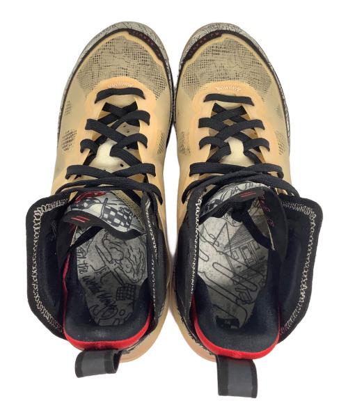 NIKE（ナイキ）NIKE (ナイキ) AIR JORDAN 37 TATUM PF（エアジョーダン） ベージュ×ブラック サイズ:US7.5の古着・服飾アイテム