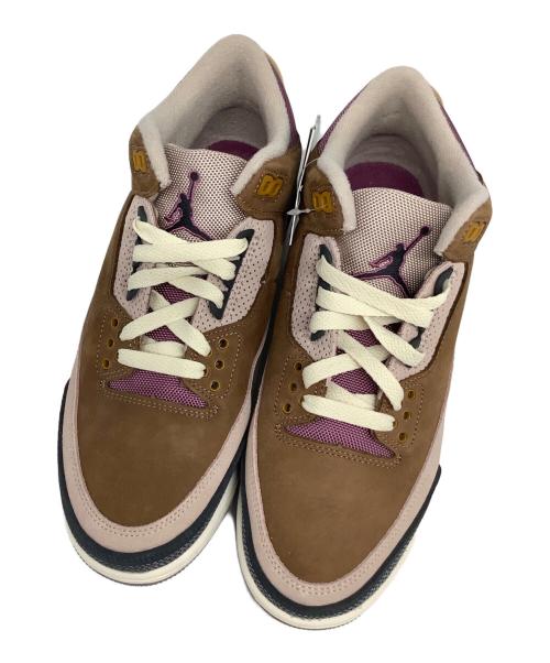 NIKE（ナイキ）NIKE (ナイキ) Air Jordan 3 Retro Winterized（エアジョーダン3） ブラウン×ピンク サイズ:US8の古着・服飾アイテム