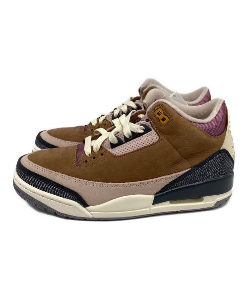 NIKE（ナイキ）NIKE (ナイキ) Air Jordan 3 Retro Winterized（エアジョーダン3） ブラウン×ピンク サイズ:US8の古着・服飾アイテム