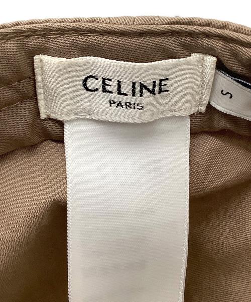 CELINE（セリーヌ）CELINE (セリーヌ) トリオンフベースボールキャップ ブラウン サイズ:Sの古着・服飾アイテム