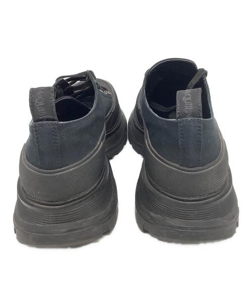 ALEXANDER McQUEEN（アレキサンダーマックイーン）ALEXANDER McQUEEN (アレキサンダーマックイーン) トレッドスリックレースアップスニーカー ブラック サイズ:40の古着・服飾アイテム
