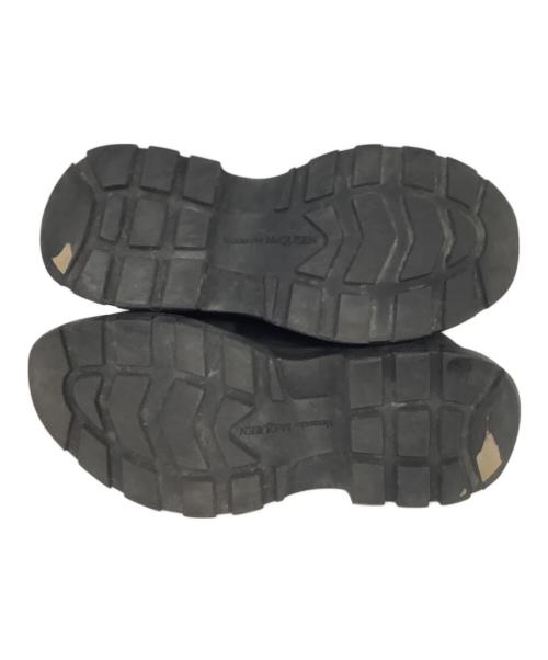 ALEXANDER McQUEEN（アレキサンダーマックイーン）ALEXANDER McQUEEN (アレキサンダーマックイーン) トレッドスリックレースアップスニーカー ブラック サイズ:40の古着・服飾アイテム