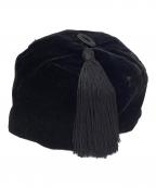 COMME des GARCONS HOMME PLUSコムデギャルソンオムプリュス）の古着「ベッチンチャイナハット」｜ブラック