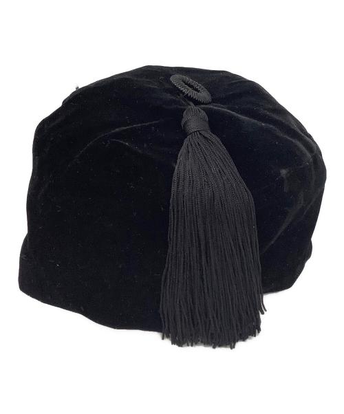 COMME des GARCONS HOMME PLUS（コムデギャルソンオムプリュス）COMME des GARCONS HOMME PLUS (コムデギャルソンオムプリュス) ベッチンチャイナハット ブラックの古着・服飾アイテム