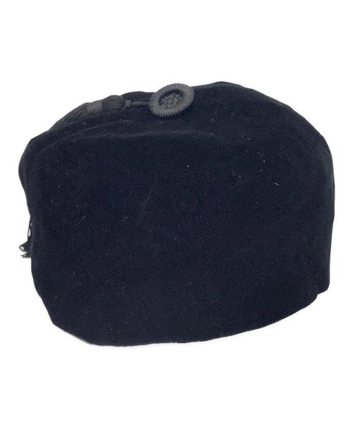 COMME des GARCONS HOMME PLUS（コムデギャルソンオムプリュス）COMME des GARCONS HOMME PLUS (コムデギャルソンオムプリュス) ベッチンチャイナハット ブラックの古着・服飾アイテム