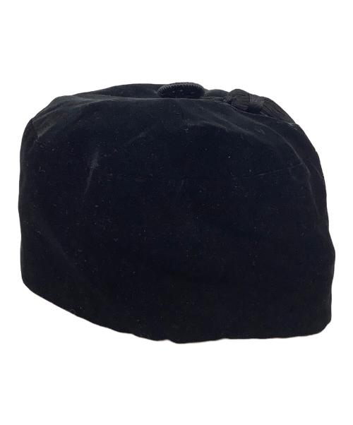 COMME des GARCONS HOMME PLUS（コムデギャルソンオムプリュス）COMME des GARCONS HOMME PLUS (コムデギャルソンオムプリュス) ベッチンチャイナハット ブラックの古着・服飾アイテム