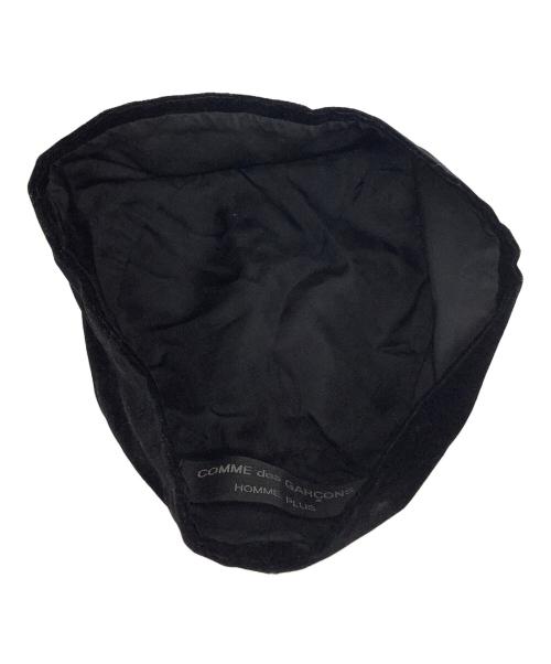 COMME des GARCONS HOMME PLUS（コムデギャルソンオムプリュス）COMME des GARCONS HOMME PLUS (コムデギャルソンオムプリュス) ベッチンチャイナハット ブラックの古着・服飾アイテム
