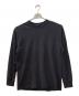 COMOLI（コモリ）の古着「コットンジャージ 長袖Tシャツ」｜ブラック