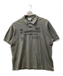 LACOSTE×NEIGHBORHOOD（ラコステ×ネイバーフッド）の古着「ポロシャツ」｜グレー