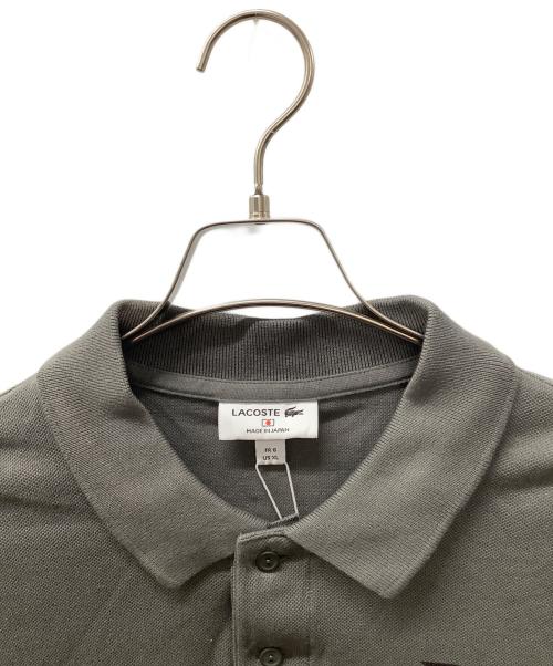 LACOSTE（ラコステ）LACOSTE (ラコステ) NEIGHBORHOOD (ネイバーフッド) ポロシャツ グレー サイズ:6 未使用品の古着・服飾アイテム