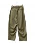 SOFTHYPHEN (ソフトハイフン) WOOLY SERGE TROUSERS オリーブ サイズ:02 未使用品：10000円