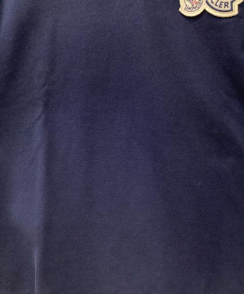 MONCLER（モンクレール）MONCLER (モンクレール) ポロシャツ ネイビー サイズ:Sの古着・服飾アイテム