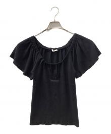 PRADA（プラダ）の古着「薄手ニット」｜ブラック