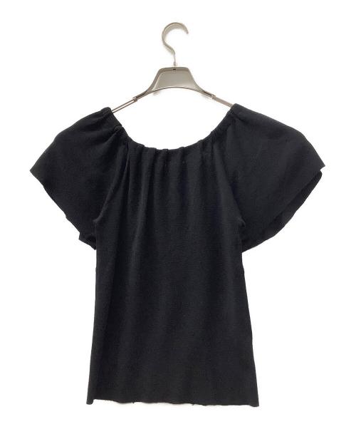 PRADA（プラダ）PRADA (プラダ) 薄手ニット ブラック サイズ:42の古着・服飾アイテム