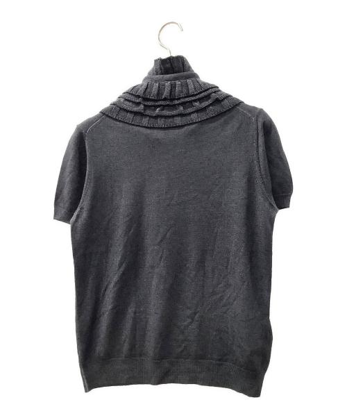 PRADA（プラダ）PRADA (プラダ) 薄手ニット グレー サイズ:42の古着・服飾アイテム