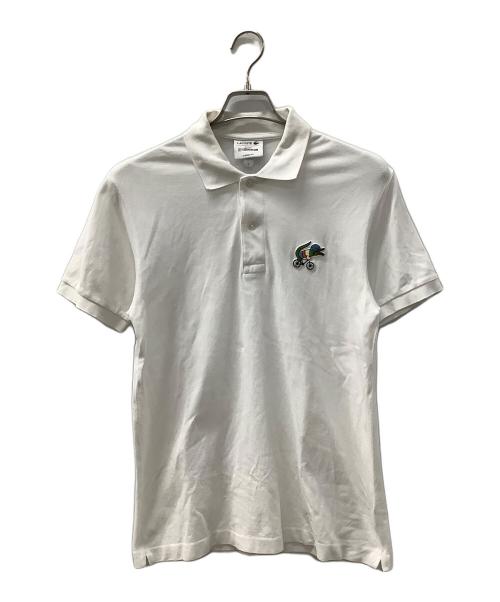 LACOSTE（ラコステ）LACOSTE (ラコステ) NETFLIX (ネットフリックス) ポロシャツ ホワイト サイズ:3の古着・服飾アイテム