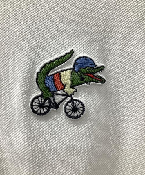 LACOSTE（ラコステ）LACOSTE (ラコステ) NETFLIX (ネットフリックス) ポロシャツ ホワイト サイズ:3の古着・服飾アイテム