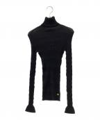 CHANELシャネル）の古着「薄手ニット」｜ブラック