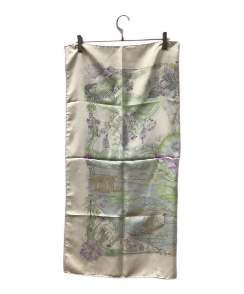 HERMES（エルメス）HERMES (エルメス) カレ90 SARASVATI (サラスヴァティ) ベージュの古着・服飾アイテム