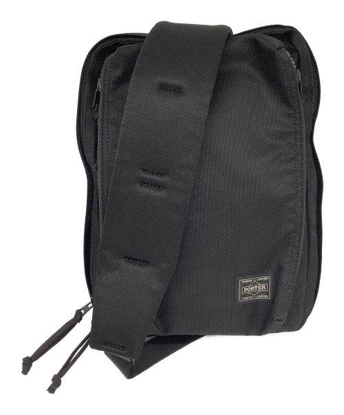 PORTER（ポーター）PORTER (ポーター) ユニット スリングショルダーバッグ ブラックの古着・服飾アイテム