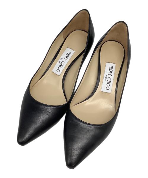 JIMMY CHOO（ジミーチュウ）JIMMY CHOO (ジミーチュウ) ハイヒールパンプス ブラック サイズ:351/2の古着・服飾アイテム