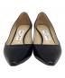 中古・古着 JIMMY CHOO (ジミーチュウ) ハイヒールパンプス ブラック サイズ:351/2：8000円