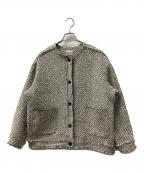 JOURNAL STANDARD relumeジャーナルスタンダード レリューム）の古着「コットンツイードジャケット」｜ベージュ