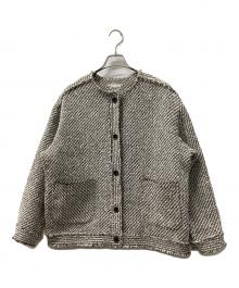 JOURNAL STANDARD relume（ジャーナルスタンダード レリューム）の古着「コットンツイードジャケット」｜ベージュ
