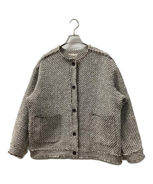 JOURNAL STANDARD relume（ジャーナルスタンダード レリューム）JOURNAL STANDARD relume (ジャーナルスタンダード レリューム) コットンツイードジャケット ベージュ サイズ:Freeの古着・服飾アイテム