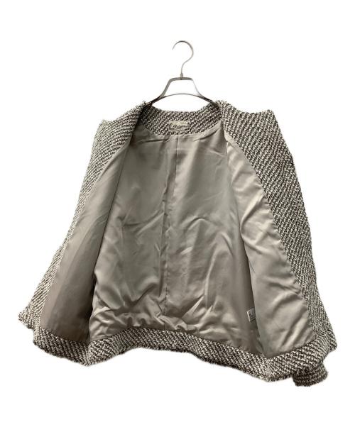 JOURNAL STANDARD relume（ジャーナルスタンダード レリューム）JOURNAL STANDARD relume (ジャーナルスタンダード レリューム) コットンツイードジャケット ベージュ サイズ:Freeの古着・服飾アイテム