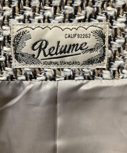 JOURNAL STANDARD relume（ジャーナルスタンダード レリューム）JOURNAL STANDARD relume (ジャーナルスタンダード レリューム) コットンツイードジャケット ベージュ サイズ:Freeの古着・服飾アイテム