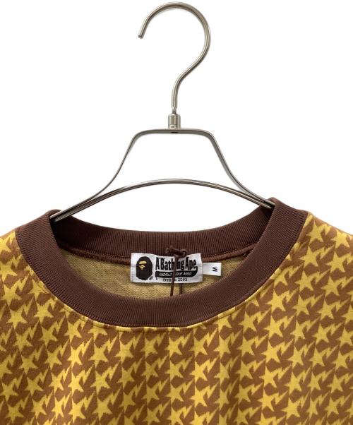 A BATHING APE（アベイシングエイプ）A BATHING APE (ア ベイシング エイプ) 薄手ニット ブラウン サイズ:Mの古着・服飾アイテム
