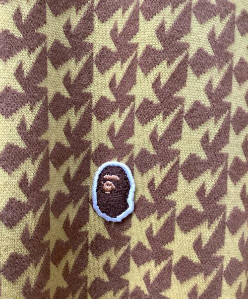A BATHING APE（アベイシングエイプ）A BATHING APE (ア ベイシング エイプ) 薄手ニット ブラウン サイズ:Mの古着・服飾アイテム
