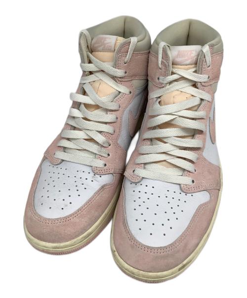 NIKE（ナイキ）NIKE (ナイキ) Air Jordan 1 Retro High OG（エアジョーダン1レトロハイ） ピンク×ホワイト サイズ:US11の古着・服飾アイテム