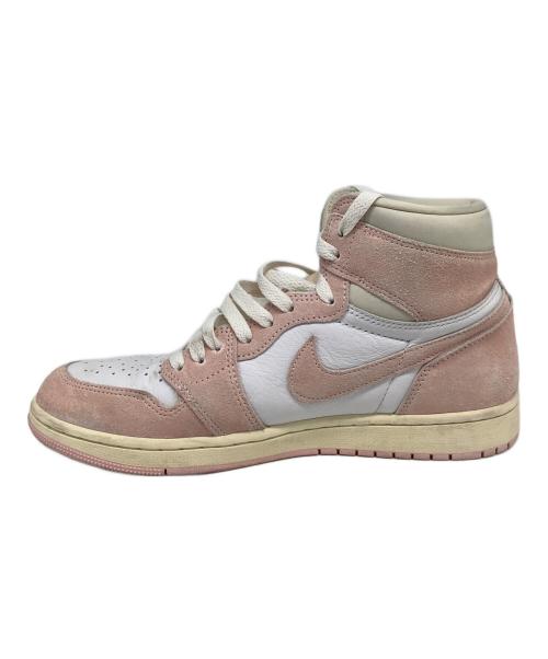 NIKE（ナイキ）NIKE (ナイキ) Air Jordan 1 Retro High OG（エアジョーダン1レトロハイ） ピンク×ホワイト サイズ:US11の古着・服飾アイテム
