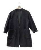 kreepeクリープ）の古着「SILKウールビーバーコート」｜ブラック