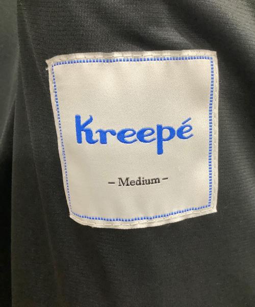 kreepe（クリープ）kreepe (クリープ) SILKウールビーバーコート ブラック サイズ:Mの古着・服飾アイテム