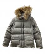 BURBERRY BLACK LABELバーバリーブラックレーベル）の古着「ダウンジャケット」｜ライトグレー