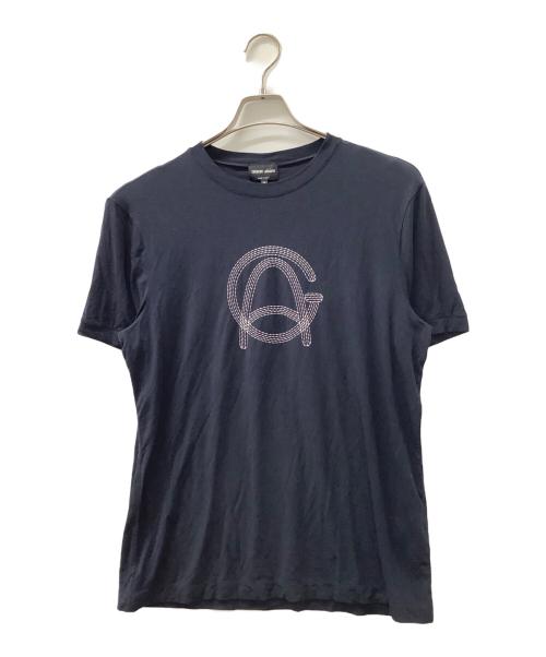 GIORGIO ARMANI（ジョルジョアルマーニ）GIORGIO ARMANI (ジョルジョアルマーニ) 半袖カットソー ブラック サイズ:54 未使用品の古着・服飾アイテム