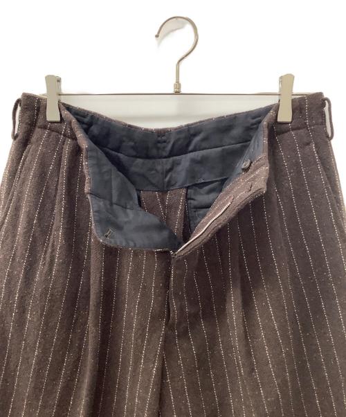 Y's for men（ワイズフォーメン）Y's for men (ワイズフォーメン) ウールパンツ ブラウン サイズ:Mの古着・服飾アイテム