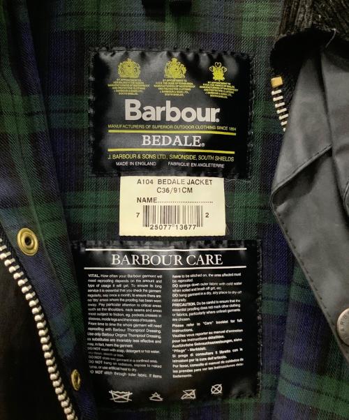 Barbour（バブアー）Barbour (バブアー) BEDALE JACKE ブラック サイズ:36の古着・服飾アイテム