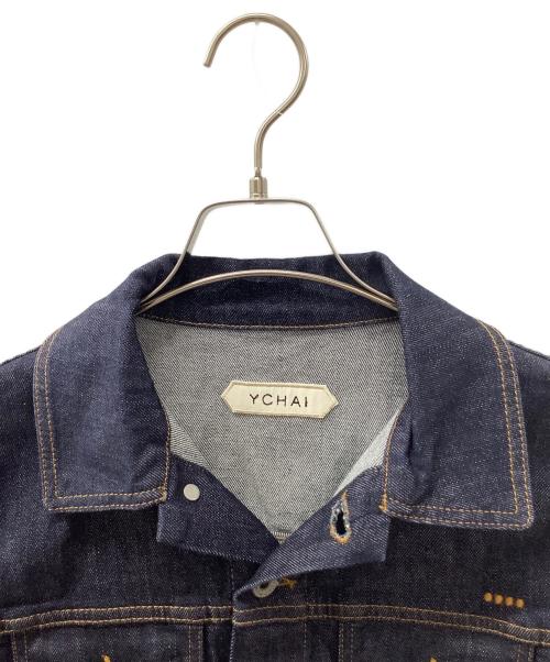 YCHAI（イカイ）YCHAI (イカイ) GIUBBINOジュビーノ ワンウォッシュ3rdタイプデニムトラッカージャケット インディゴ サイズ:46の古着・服飾アイテム