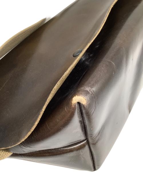 Uni&co（ユニアンドコー）Uni&co (ユニアンドコー) メッセンジャーバッグ ブラウンの古着・服飾アイテム