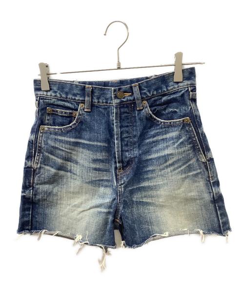 Saint Laurent Paris（サンローランパリ）Saint Laurent Paris (サンローランパリ) ショートパンツ インディゴ サイズ:25の古着・服飾アイテム