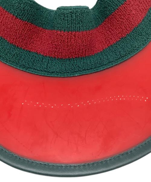 GUCCI（グッチ）GUCCI (グッチ) シェリーライン レッド サイズ:S (57cm)の古着・服飾アイテム