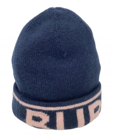 中古・古着通販】BURBERRY (バーバリー) ニット帽 ネイビー サイズ: 54